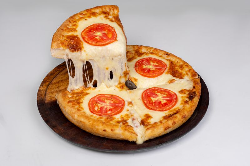 Four Cheese Classic pizza with ricotta and parmesan