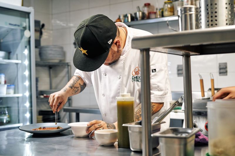 Marcus Rivera, Founder and Executive Chef of Pequod's pizza